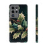 Dark Green Festive Holly in Watercolor - Impact Resistant Phone Case Samsung Galaxy S21 Ultra Glossy